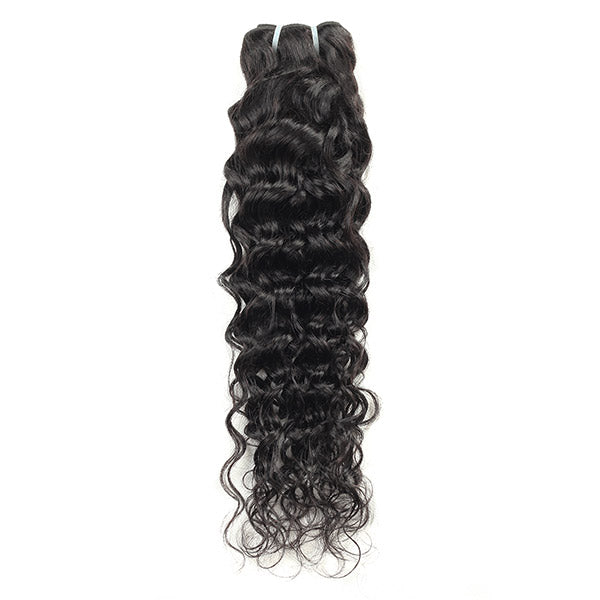 Meetu Hair 100% Virgin Water Wave Human Hair Extensions 1 Bundle